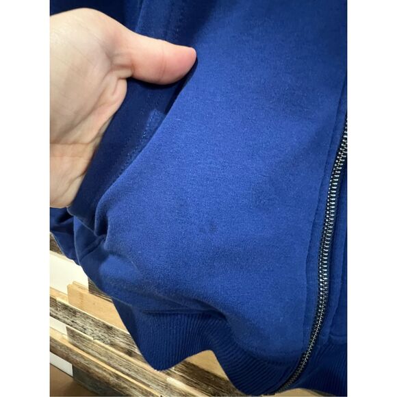 Michael Kors Men blue full zip hoodie sz XL - Picture 4 of 7